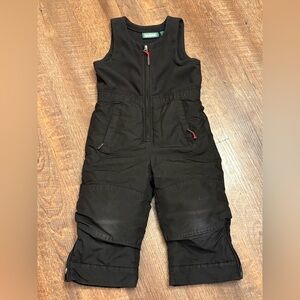 L.L. BEAN Kids Unisex Thinsulate Lined Fleece Snow Bin Size 4T Black